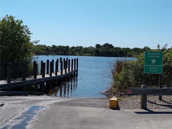 Boat Ramp at South Gulf Cove Park. - Vacant Land for sale at 15701 Autry Cir, Port Charlotte, FL 33981 - MLS Number is D6119643