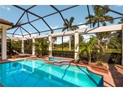 The salt pool is from 4-6 feet deep - Single Family Home for sale at 3501 Founders Club Dr, Sarasota, FL 34240 - MLS Number is A4497661