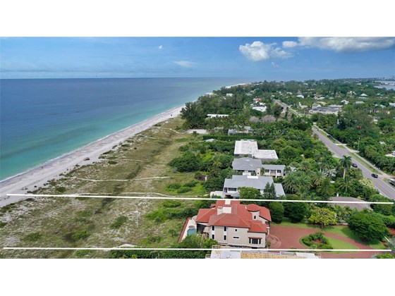 North Aerial view with grid line - Single Family Home for sale at 6211 Gulf Of Mexico Dr, Longboat Key, FL 34228 - MLS Number is A4511733