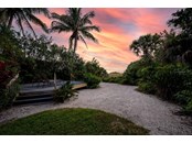 Sunset from the backyard - Single Family Home for sale at 113 N Polk Dr, Sarasota, FL 34236 - MLS Number is A4514338