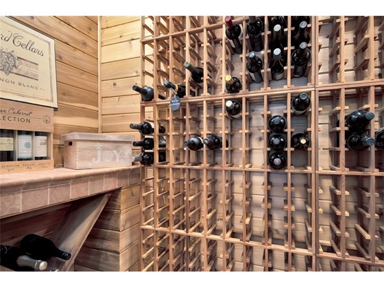 climate controlled wine cellar - Single Family Home for sale at 388 Bunker Hl, Osprey, FL 34229 - MLS Number is A4517543