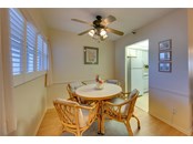 View of the dining room as you enter your condo - Condo for sale at 244 Saint Augustine Ave #104, Venice, FL 34285 - MLS Number is A4518081