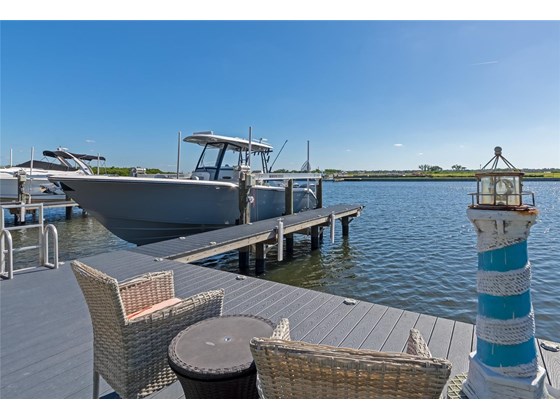 Dock has water and electric - Single Family Home for sale at 2113 5th St E, Palmetto, FL 34221 - MLS Number is A4518765
