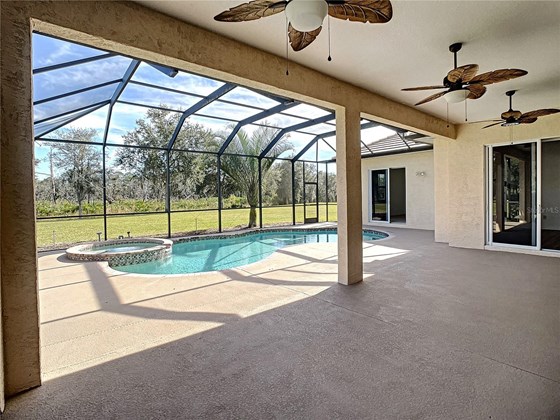 Oversized Lanai w/ large area undercover - Single Family Home for sale at 407 169th Ct Ne, Bradenton, FL 34212 - MLS Number is A4519074