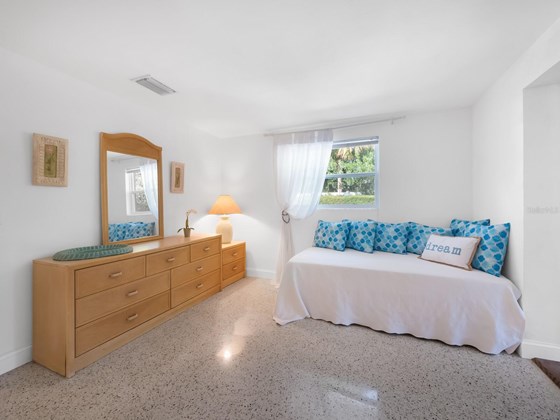 Bedroom with walk in closet and ensuite bath, or enjoy it as part of an larger oversized master suite as the current owners do - Single Family Home for sale at 741 Fox St, Longboat Key, FL 34228 - MLS Number is A4520104